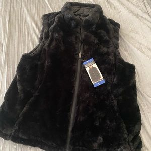 Womens Reversible Fur Vest, brand new, tags attached